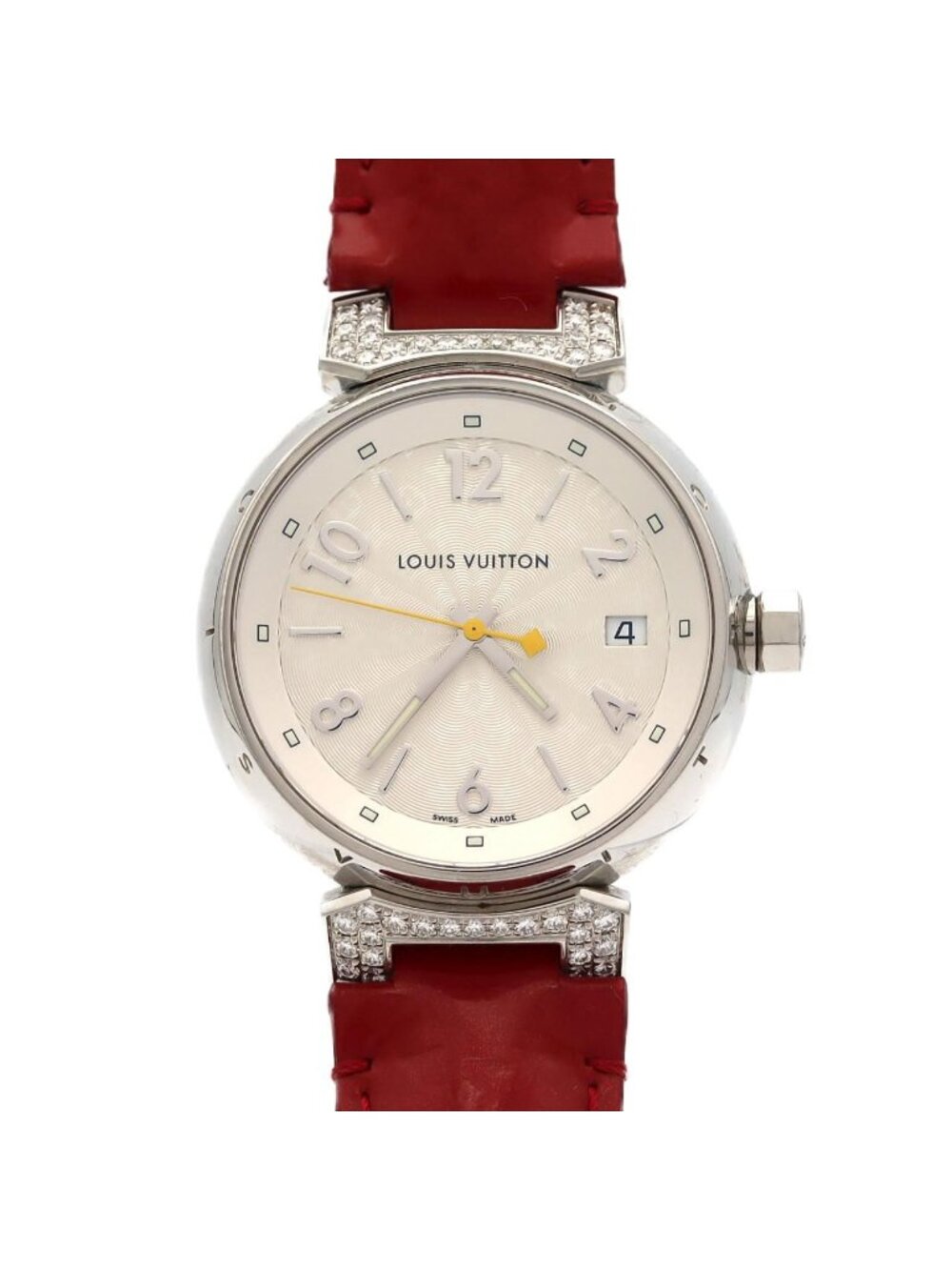 Louis Vuitton Tambour Lug D SS Quartz Watch